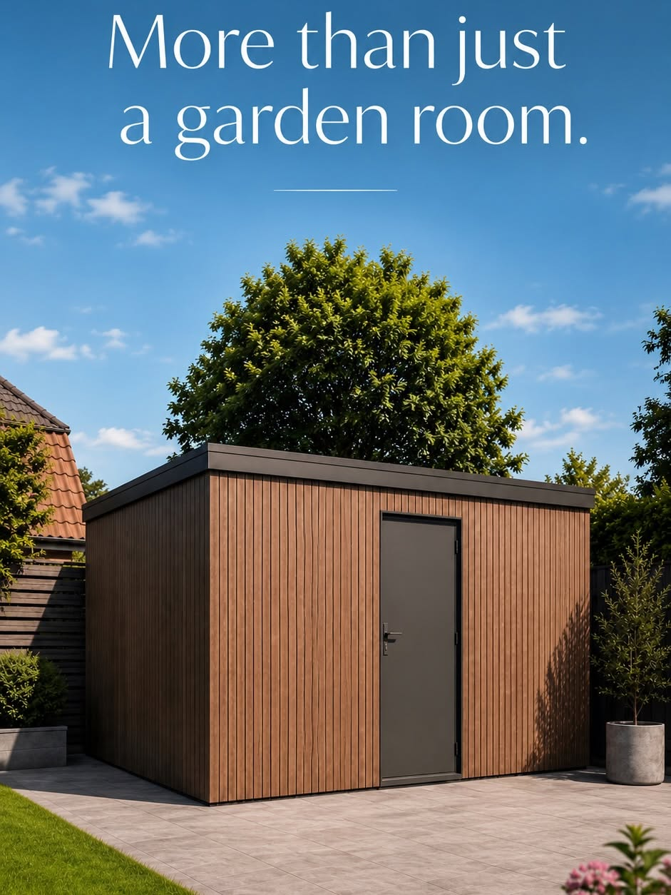 Contemporary garden saferoom